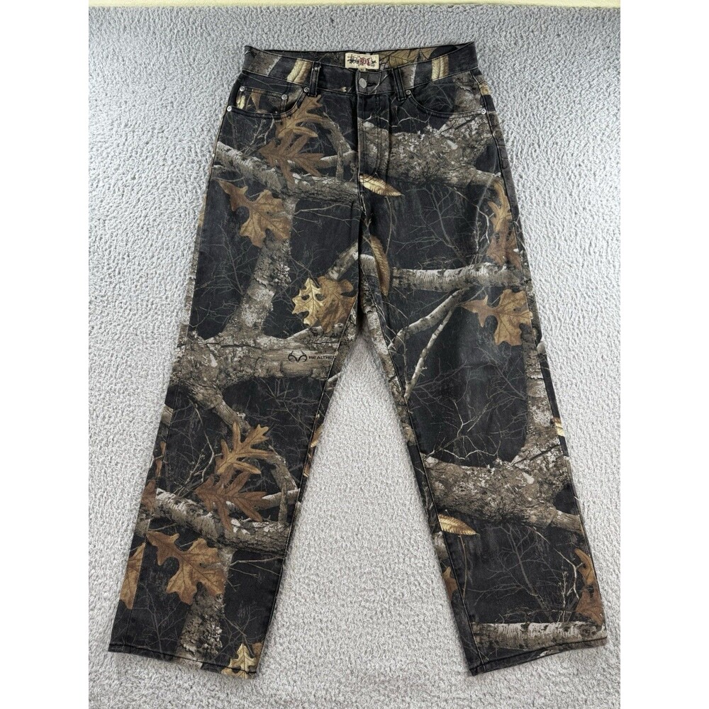 Stussy Realtree Camo Edge Big Ol’ Jean Black Size 30